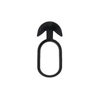 Augalų tvirtinimo žiedai Bradas Anchor Rubber Tie Epdm, 4 cm x 0.4 cm, 4 cm, guma, juoda sp., 50 vnt.