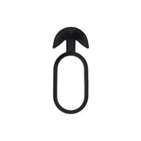 Augalų tvirtinimo žiedai Bradas Anchor Rubber Tie Epdm, 5 cm x 0.4 cm, 5 cm, guma, juoda sp., 50 vnt.