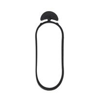Augalų tvirtinimo žiedai Bradas Anchor Rubber Tie Epdm, 8 cm x 0.4 cm, 8 cm, guma, juoda sp.