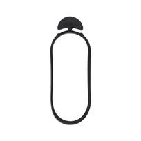 Augalų tvirtinimo žiedai Bradas Anchor Rubber Tie, 7 cm x 0.4 cm, 7 cm, guma, juoda sp.