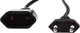 Laidas Logilink Power Extension Cable, 1 m, juoda sp.