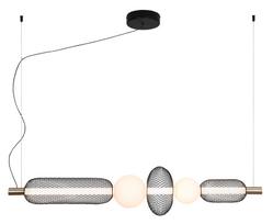 Šviestuvas kabinamas Viokef Margot, LED, 3000 °K, 1 x 28 W, aukso sp./juoda sp.