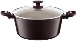 Puodas Ambition Brown Stone, 28 cm, 6.3 l, ruda sp.