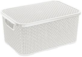 Krepšelis, daiktų saugojimo Branq Rattan, 19 l, smėlio sp., 38 x 27.8 x 18.5 cm
