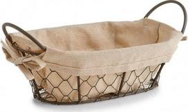 Pintinė duonai Zeller Countrystyle, tekstilė/metalas, 26 cm x 17 cm