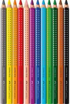 Spalvoti pieštukai Faber Castell Jumbo Grip, 12 vnt.