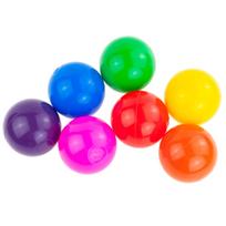 Kamuoliukų rinkinys baseinui, ⌀ 6 cm, 100 vnt, įvairių spalvų