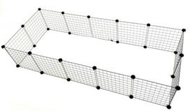 Gyvūnų apsauginė tvorelė C&C Modular Cage, 180 x 75 x 37 cm