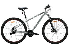 Dviratis kalnų Leon TN-90DD, 29 ", 18" rėmas, sidabro sp.
