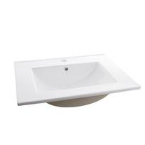 Vonios praustuvas Domoletti ACB7606, keramika, 60 cm x 46 cm x 18 cm, balta sp.