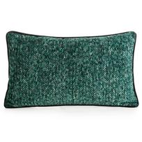 Dekoratyvinės pagalvėlės užvalkalas JA162-02, juoda sp./žalia sp., 50 cm x 30 cm