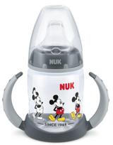 Vaikiška gertuvė Nuk First Choice Mickey, 150 ml, 6+ mėn., pilka sp.