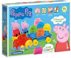 Kaladėlės Clementoni Peppa Pig Clemmy Train Set 17249, 14 vnt.