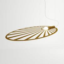 Šviestuvas kabinamas Sollux Lehdet Gold 63449, E27, 1 x 60 W, nėra gaubto