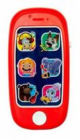 Žaislinis telefonas Kaichi Musical Touch, 13.5 cm, raudona sp.