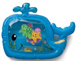 Pripučiamas vandens kilimėlis Infantino Pat & Play Water Mat Whale, 310 cm x 380 cm, mėlyna sp.