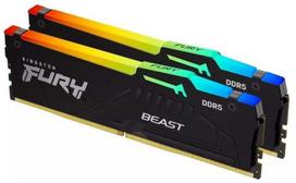Operatyvioji atmintis (RAM) Kingston Fury Beast RGB, DDR5, 16GB, 6000 MHz