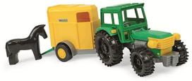 Žaislinis traktorius Wader Farmer Tractor 35023, geltona sp./žalia sp.