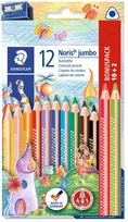 Spalvoti pieštukai Staedtler Noris Jumbo, 12 vnt.