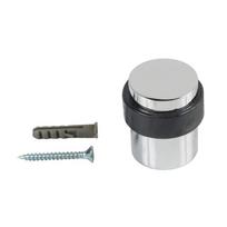 Durų atrama Haushalt DS071CC, 4.1 cm, Ø 3.7 cm, plastikas/guma/plienas, chromo sp.