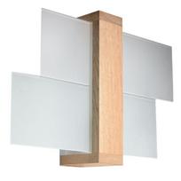 Šviestuvas sieninis Sollux Feniks 1 5902622425795, E27, 1 x 60 W, ruda sp.
