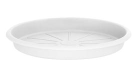 Lėkštelė vazonui Domoletti STTE0035-110, balta sp., 35 cm