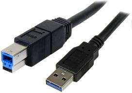 Kabelis StarTech USB 3.0 Cable A to B USB, USB 3.0 B male, 3 m, juoda sp.