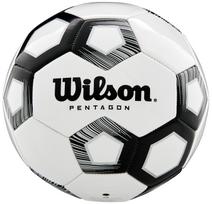 Futbolo kamuolys Wilson Pentagon, 5 dydis, balta sp./juoda sp.