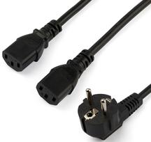 Laidas StarTech Power Cord C13 Power Cord C13, Euro, 2 m, juoda sp.