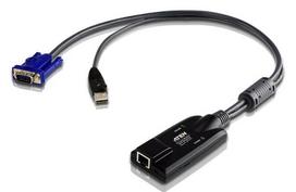 Adapteris Aten USB VGA Virtual Media KVM KA7175-AX RJ-45 Female, USB A male, juoda sp.