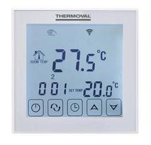 Programuojamas šildymo termostatas Thermoval TVT 31 WiFi, įleidžiamas į sieną, balta sp., 8.6 cm, 5 - 99 °C
