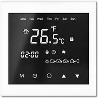 Programuojamas šildymo termostatas Thermoval TVT 30 BB, įleidžiamas į sieną, balta sp., 8.5 cm, 5 - 60 °C