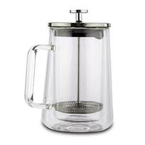 Kavinukas French Press Nava Acer, 1 l, skaidri sp./sidabro sp.