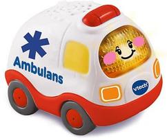 Žaislinis greitosios pagalbos automobilis Trefl Tut Tut Cars Ambulance 60805, įvairių spalvų