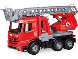 Žaislinė gaisrinė mašina Lena Worxx Fire Truck Arocs 04615, raudona sp.