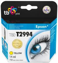 Rašalinio spausdintuvo kasetė TB Print TBE-T2994, geltona sp., 14 ml