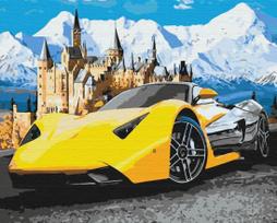 Piešimo rinkinys Lamborghini, įvairių spalvų