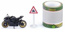 Žaislinis motociklas Siku Motorcycle Kit With Tape, juoda sp.