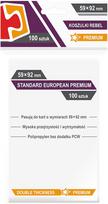 Žaidimo kortelių dėklas Rebel Standard European Premium 100 pieces