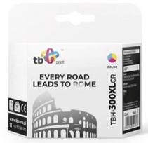 Rašalinio spausdintuvo kasetė TB Print TBH-300XLCR Remanufactured, įvairių spalvų, 12 ml