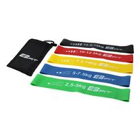 Pasipriešinimo guma EB FIT Crosfit, 62 cm x 5 cm x 0.035 cm, mėlyna sp.