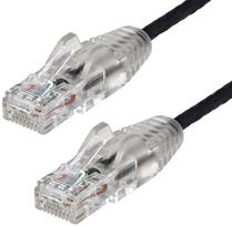 Kabelis StarTech CAT6 Slim N6PAT200CMBKS RJ-45, RJ-45, 2 m, juoda sp.
