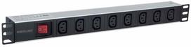 Ilgintuvas Intellinet 163620 1U Rack PDU with a switch, 48.5 cm, juoda sp.