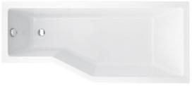 Vonia, kampinė Besco Integra Right 170, 170 cm x 75 cm x 41 cm, dešininė, balta sp.