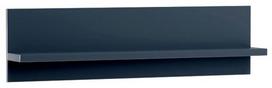 Sieninė lentyna Eleganzo LS-10, mėlyna sp., 32 cm x 120 cm x 18 cm