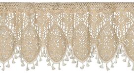 Dieninė užuolaida Moly FZY2-02, smėlio sp., 150 cm x 30 cm
