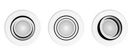 Išmanusis šviestuvas lubų Philips Hue, GU10, 2200 - 6500 °K, 3 x 4.2 W, balta sp.