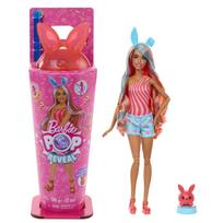 Lėlė su priedais Mattel Barbie Pop Reveal Animal Party JCN87, 29 cm, mėlyna sp.