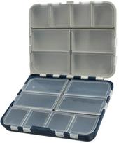 Žvejybinė dėžė AquaTech Fishing Box 2416, 12 cm, skaidri sp./mėlyna sp./pilka sp.