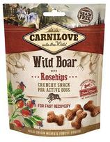 Skanėstas šunims Carnilove Chrunchy Wild Boar with Rosehips With Fresh Meat, šernienos mėsa, 0.2 kg